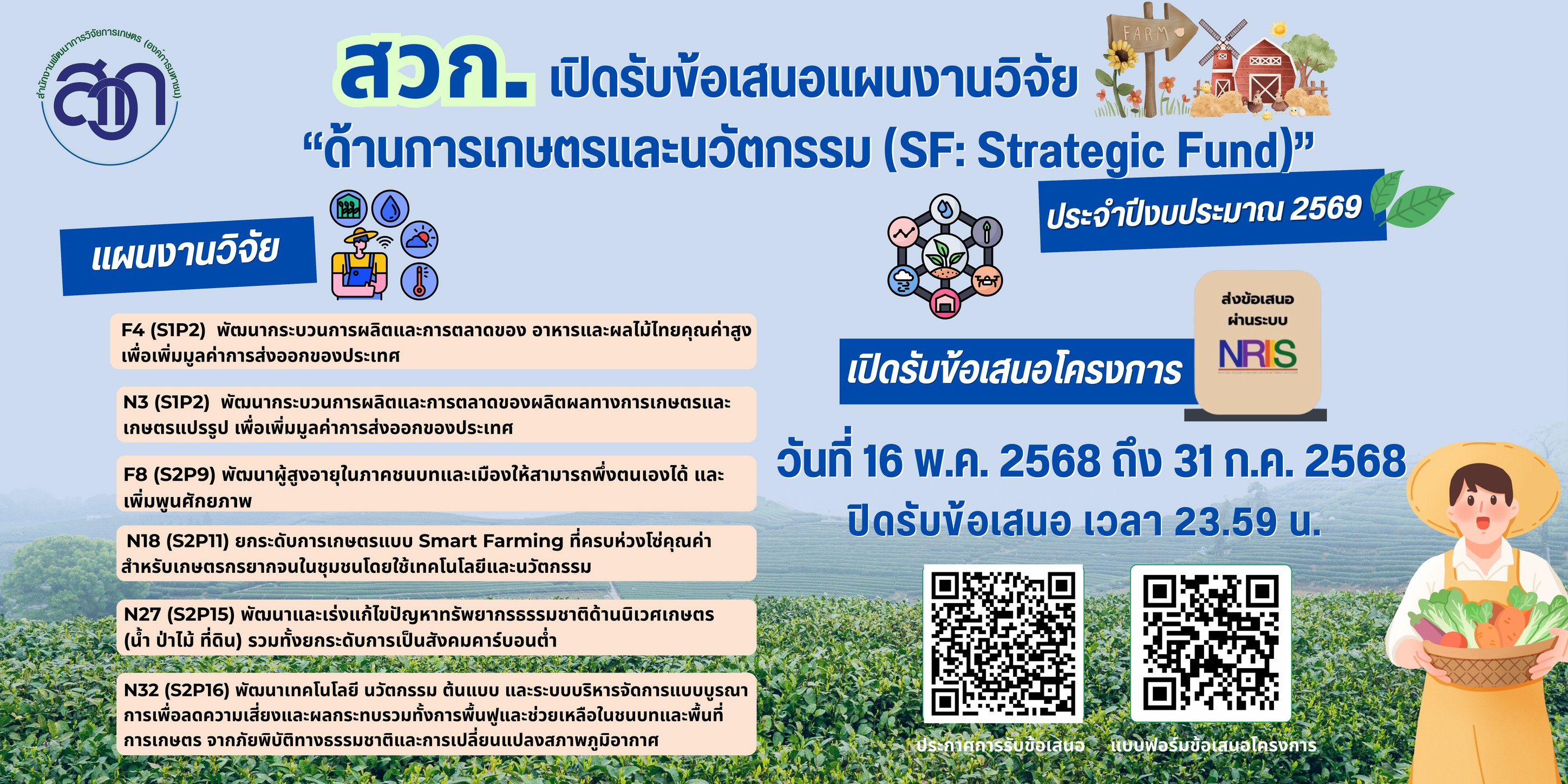 ประชุมชี้แจงประกาศ เงื่อนไข กระบวนการพัฒนาข้อเสนอโครงการวิจัย